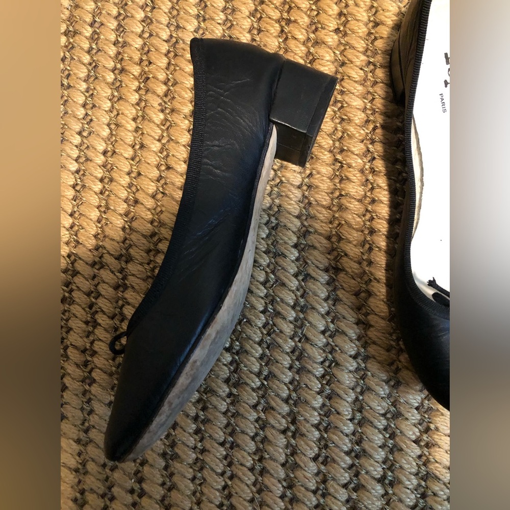 repetto black Camille heeled ballet flats 38.5 7 - Picture 3 of 5